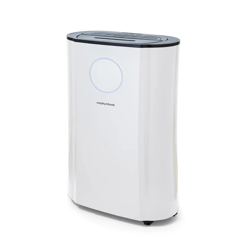 Morphy Richards PureFresh 20L/Day Dehumidifier, 40m2 Coverage,Laundry Mode, Extra Long 2m Cord, HEPA Carbon Filter, Low Noise, Premium Air Flow, Touch Control, Smart Function, Defrost, UV/Ion, 270w