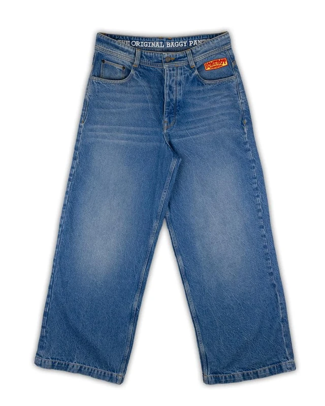 Homeboy Unisex X-Tra Desperados Denim Shorts, Vintage Blue, 28