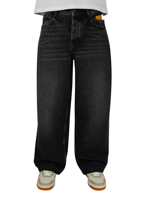 Homeboy Unisex X-Tra Desperado Denim Pants, Vintage Black, 28 L32 - Image 1