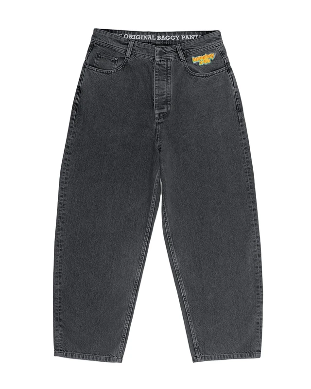 Homeboy Unisex X-Tra Monster Denim Pants, Washed Grey, 22 L26
