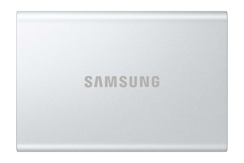 Samsung Portable SSD T7 Resurrected 1TB, External Hard Drive, USB 3.2 Gen.2 High-Speed Storage, External SSD for iPhone 17, Mac, PC, Android Devices & Gaming Consoles, Metallic Silver, MU-PD1T0G/WW