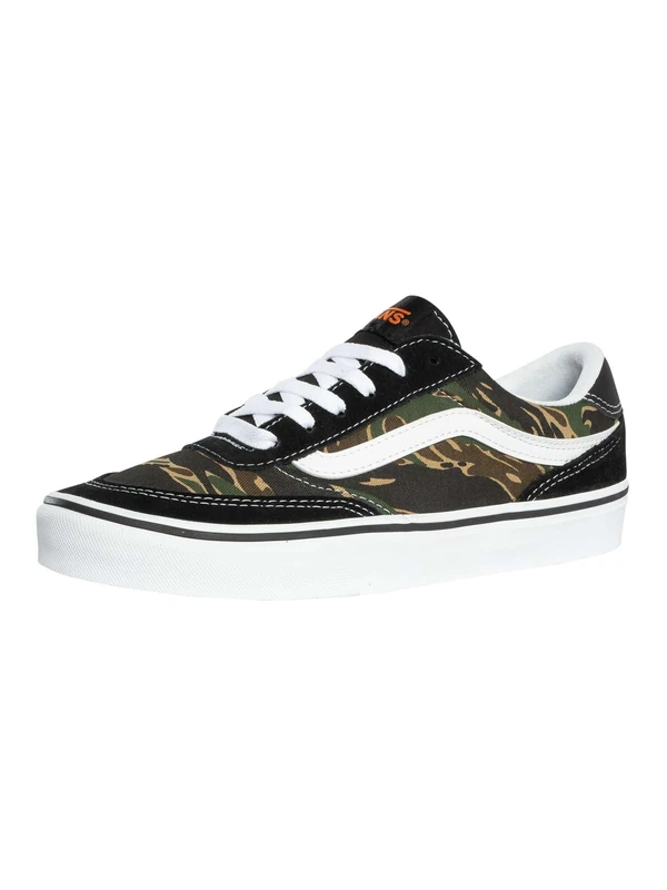 Vans Unisex Brooklyn Ls Camo Black 6 39