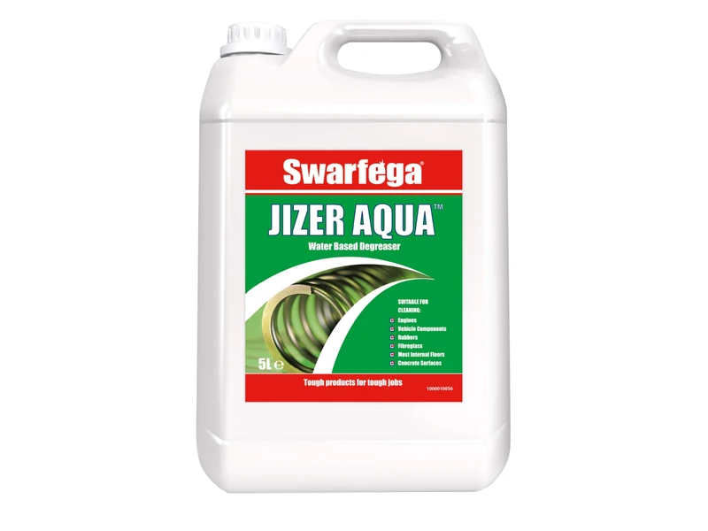 Swarfega Jizer Aqua 5L – Powerful Water-Based Degreaser for Engines, Machinery & Parts | Biodegradable, Non-Flammable, Safe for Metal & Plastic | Ideal for Automotive & Industrial Cleaning - Image 1