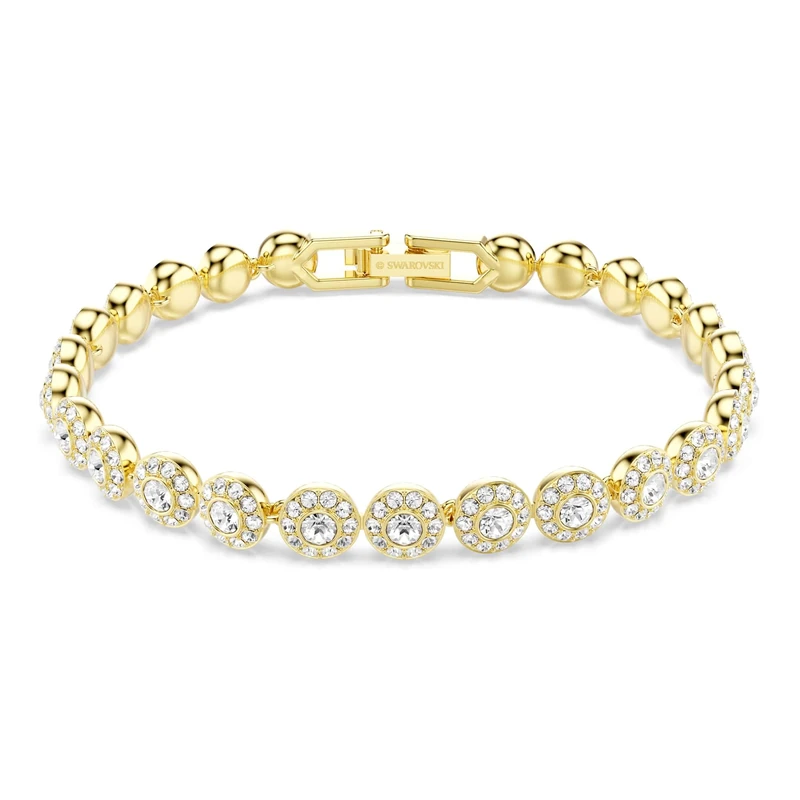 Swarovski Una Angelic Bracelet - Gold-Tone Plated with Crystals