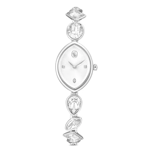 Swarovski Gema Watch, Crystal Bracelet, Silver Tone, Stainless Steel - Image 1