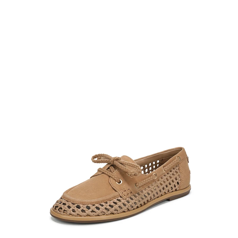Sam Edelman Women's Bria Flat Boat Shoes, Cyprus Tan, Medium Fit, UK 5