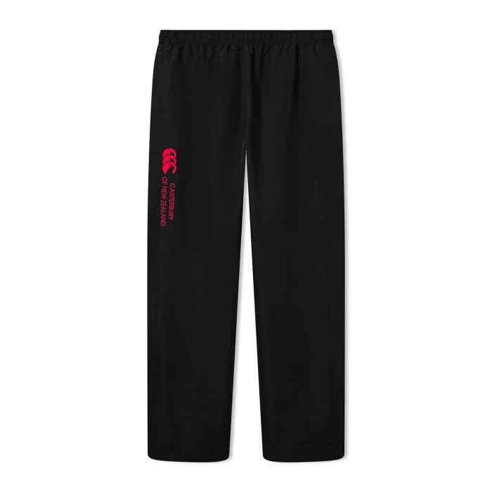 Canterbury Men's Open Hem Stadium Pants, Black/Scarlett, 4XL