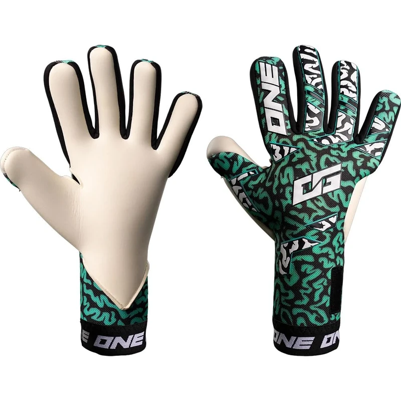 ONE OG1 Mentality Monster Neg Junior (strap inc.) Goalkeeper Gloves Size 7 - Image 1