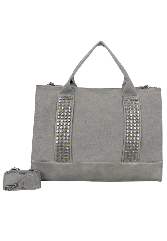 Fritzi aus Preußen handbag shoulder bag Limited Tote Bag Rivet taupe