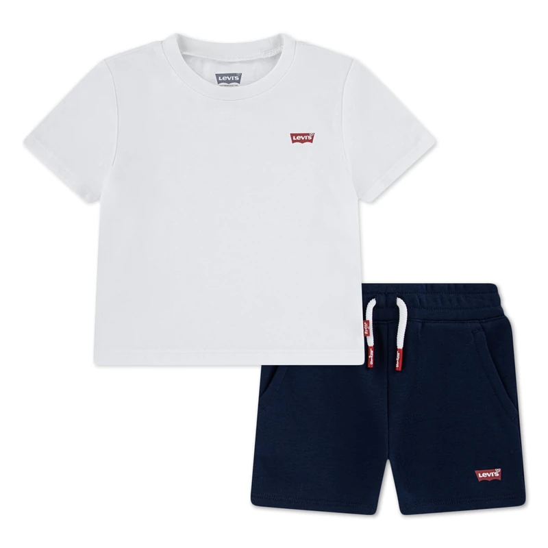 HUGGIES Levi's Batwing Tee and Knit Shorts 2-Piece Set Boys