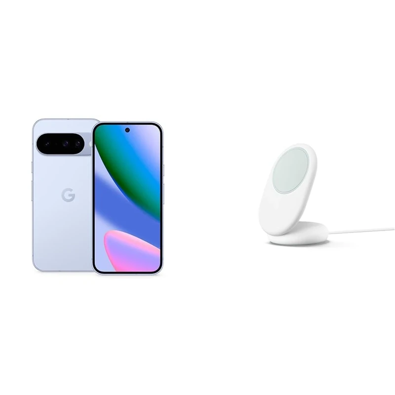 Google Pixel 10 – Smartphone ohne SIM-Lock, mit Gemini, innovativer Dreifach-Rückkamera, mehr als 24 Stunden Akkulaufzeit und 6,3 Zoll großem Actua-Display – Frost, 256GB With Pixelsnap Charger