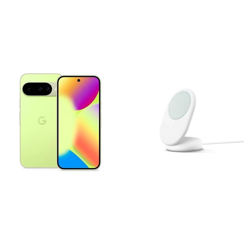 Google Pixel 10 – Smartphone ohne SIM-Lock, mit Gemini, innovativer Dreifach-Rückkamera, mehr als 24 Stunden Akkulaufzeit und 6,3 Zoll großem Actua-Display – Lemongrass, 256GB With Pixelsnap Charger