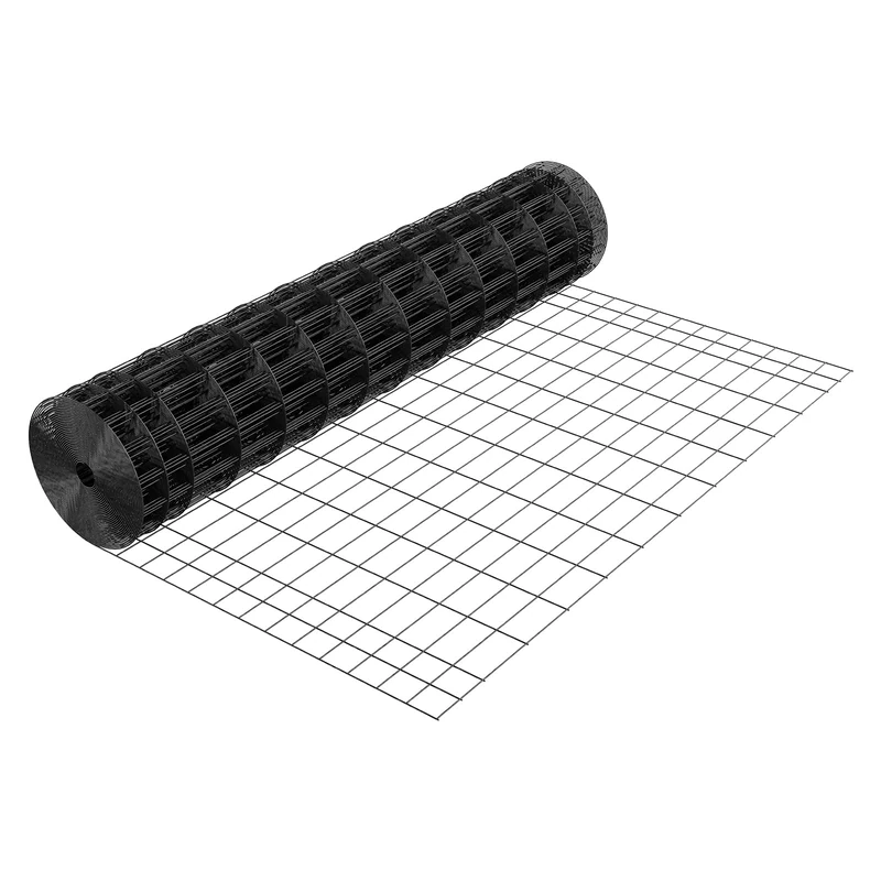VEVOR Farm Fence, 122cm x 15.2m, 2 x 4 in Mesh 14 Gauge Galvanized Steel Wire Fencing for Cattle, Hog & Sheep , Heavy Duty Vinyl Coated Livestock Fence for Animal Enclosures, Cage Wire, Garden Fences