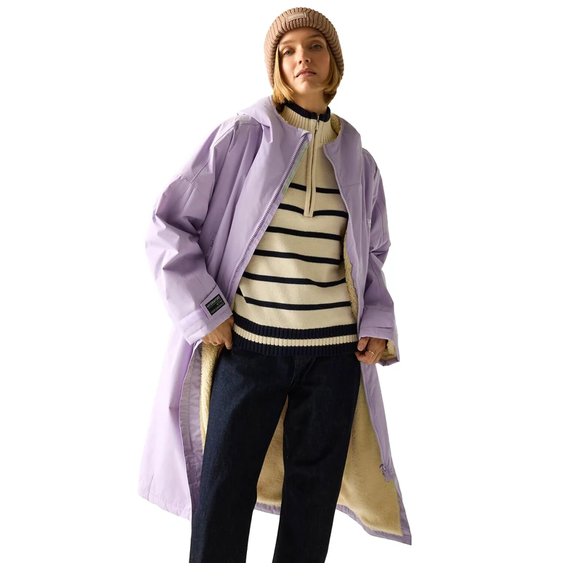 Regatta Mens Womens Waterproof Changing Robe Oversized Fleece Lined Windproof