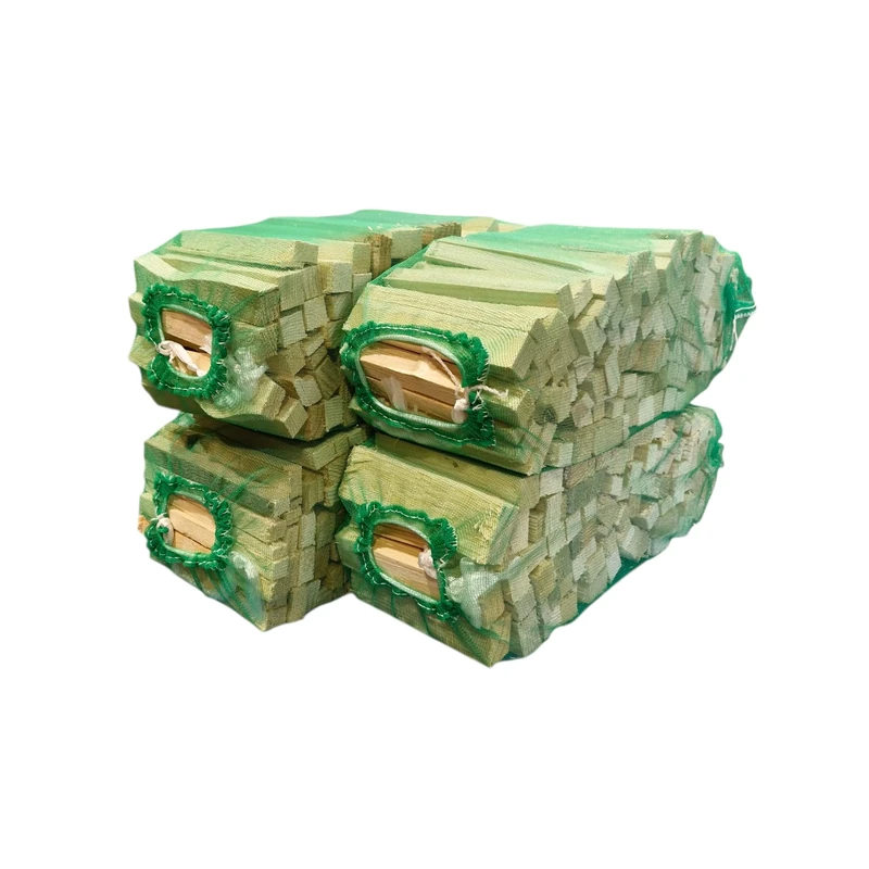 4 NETS of Kindling 12-16KG in Total Weight,Kiln-Dried, Ready to Burn, Supplied in a Ready to Grab Net, Natural Wood Fire Starter