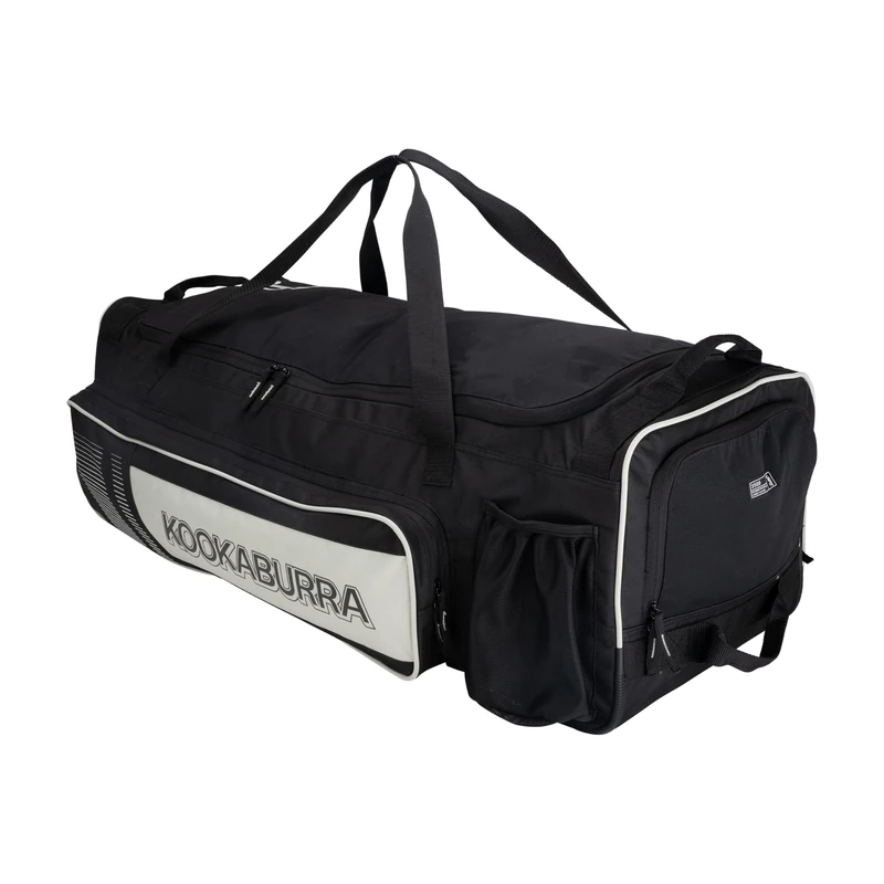 Kookaburra Pro 3500 Wheelie Cricket Bag - Black/Bone, 920mm x 330mm x 300mm
