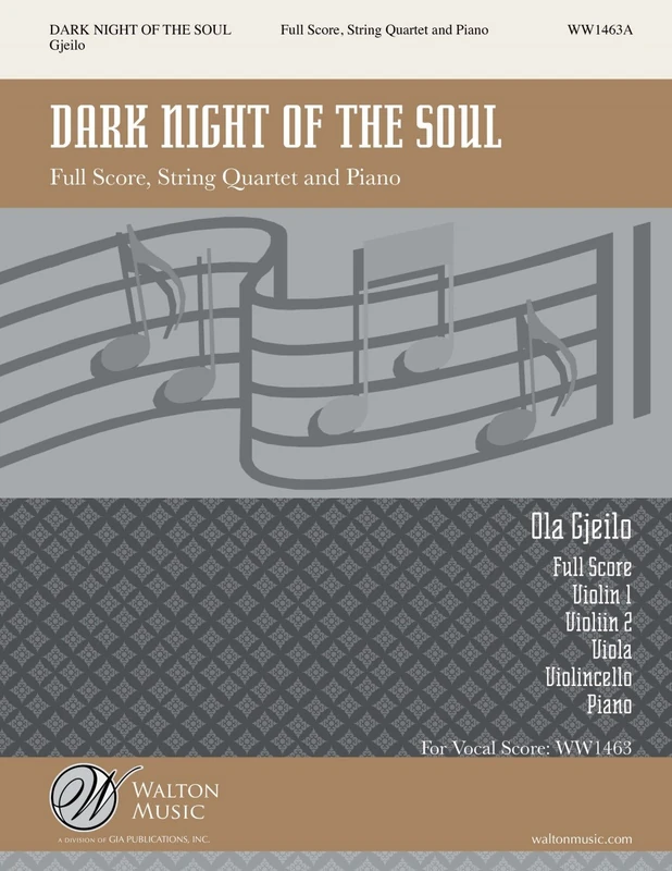 Dark Night of the Soul. Mixed Choir And Ensemble. Set