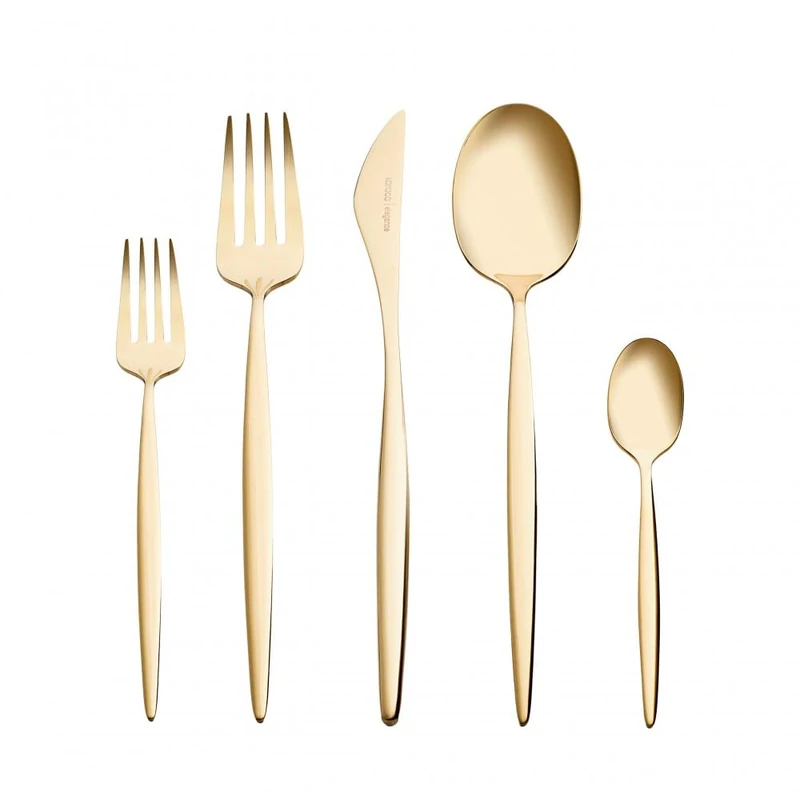 Karaca Lızbon Gold 6 Person 30-Piece Cutlery Set