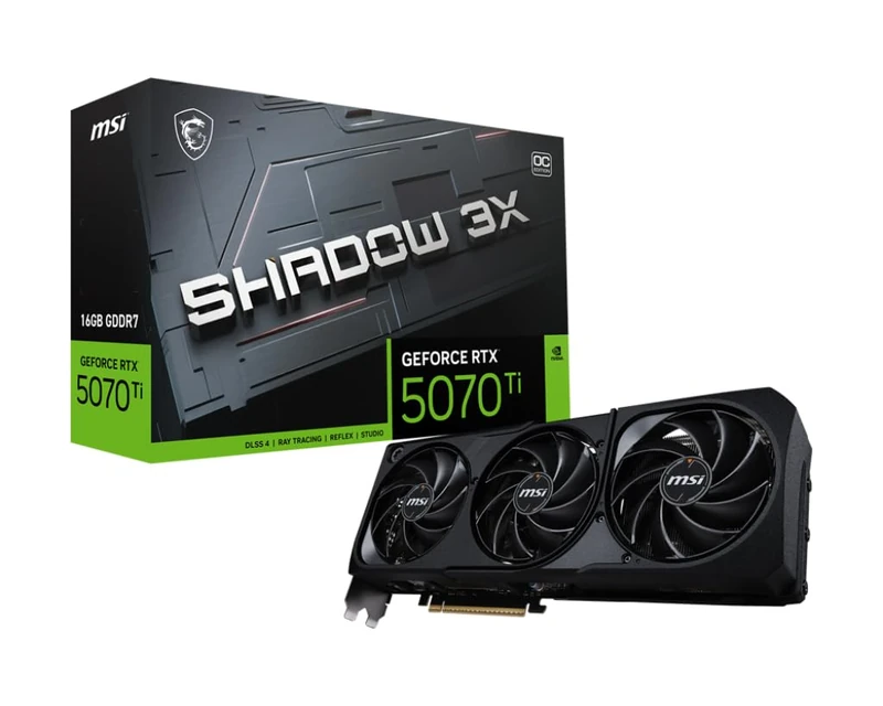 MSI GEFORCE RTX 5070TI 16G SHADOW 3X OC BULK