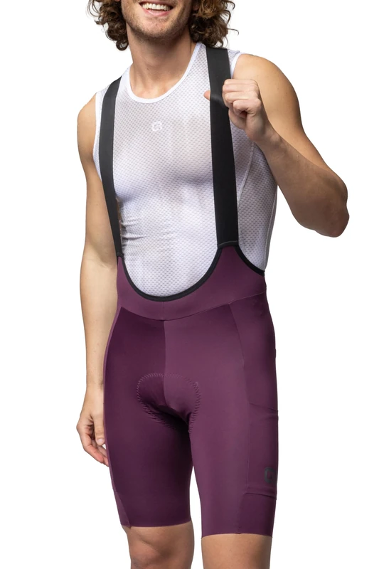 Alé Cycling Men's Off Road - Gravel Gravel-Pro Bib Shorts, Prune, L - Image 1