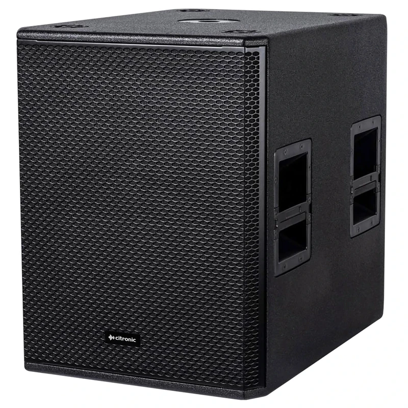 Citronic | CORVA 15-Inch Active Subwoofer | 2400W Max Powered DJ PA Bass Speaker with DSP, USB Control & 18mm Plywood Enclosure | Professional Sound for Stage, Home Cinema & Outdoor Events