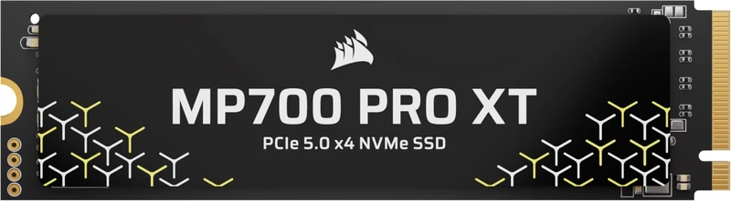 Corsair MP700 PRO XT 4TB PCIe 5.0 NVMe M.2 SSD – Up to 14,900 MB/s, Gen5 Speed, DirectStorage Ready for Gaming PCs – Black