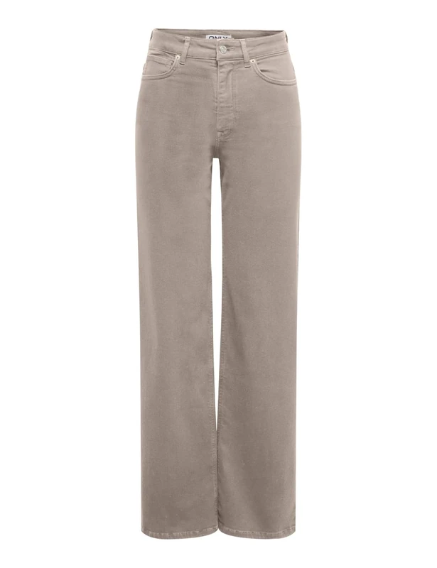ONLY Women's Onlmadison Blush Hw Wide Colour DNM Noos, Goat, XL / 32L