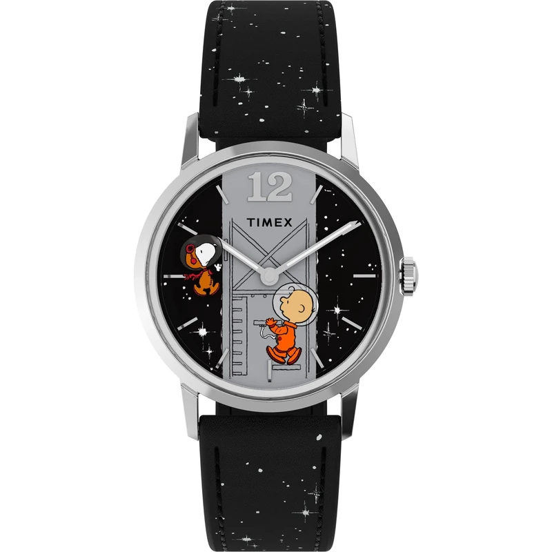 Timex Unisex Analogue Mechanic Watch Peanuts Marlin Space