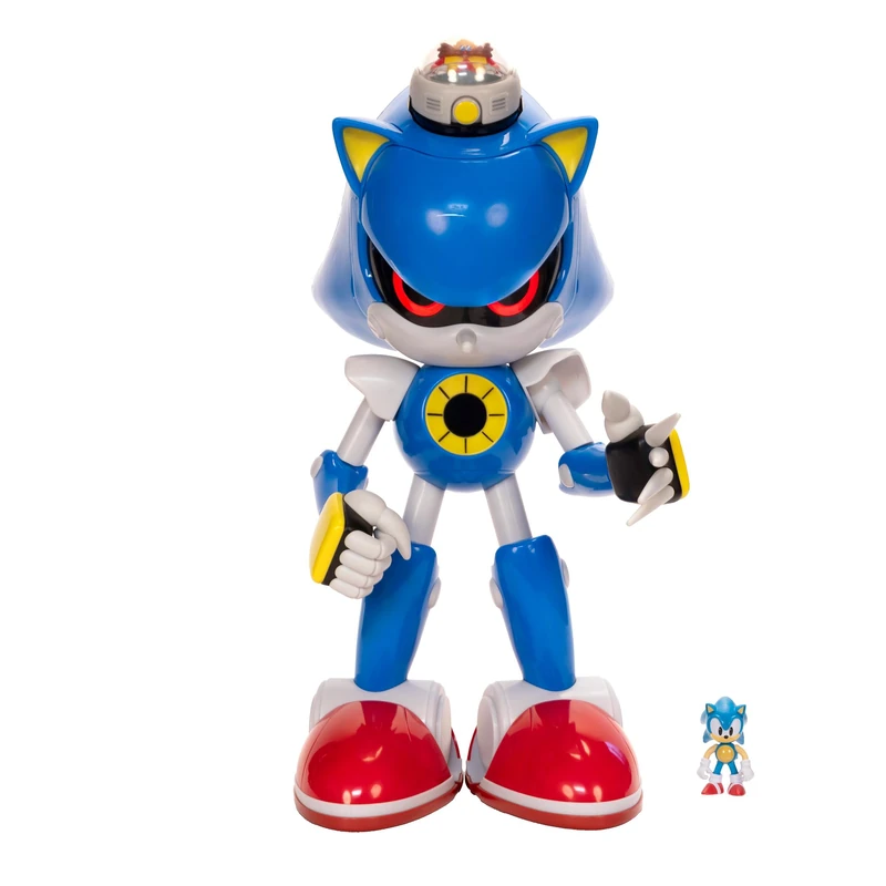 Sonic The Hedgehog 50.8cm Metal Sonic vs 6.3cm Sonic Action Figure Set
