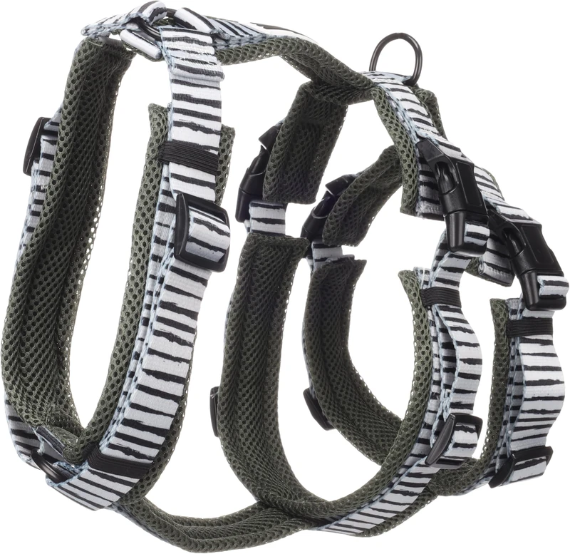 Flamingo Dog Safety harness Uluwatu White L 46-80cm 60-86cm 55-76cm 25mm