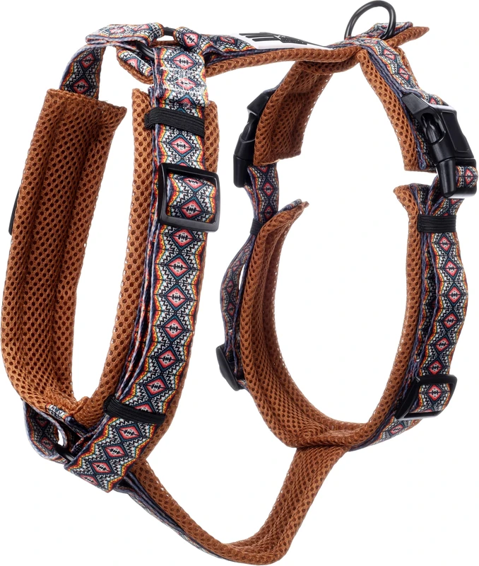 Dog Harness Y-shape Canggu Blue L 46-80cm 60-86cm 25mm