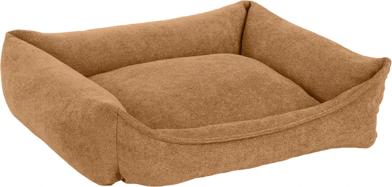Basket Oana Rectangle Ochre 80x67x22cm - Image 1
