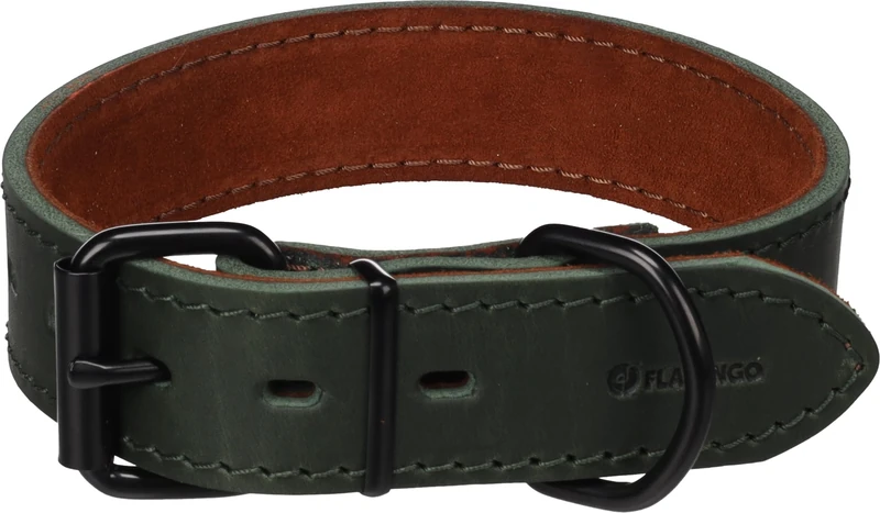 Dog Collar Montana Green M/L 39,5-49,5cm 35mm
