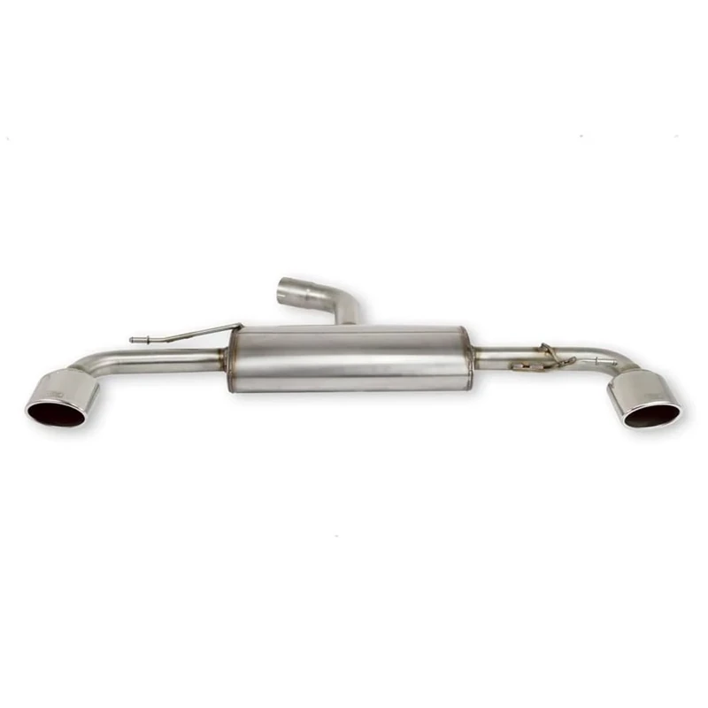 Ulter Sport Double stainless steel sport exhaust compatible with Volkswagen Scirocco III 1.4TSi 90/118kW/2.0TDI 103/110/135kW 2008-2018 120x80mm