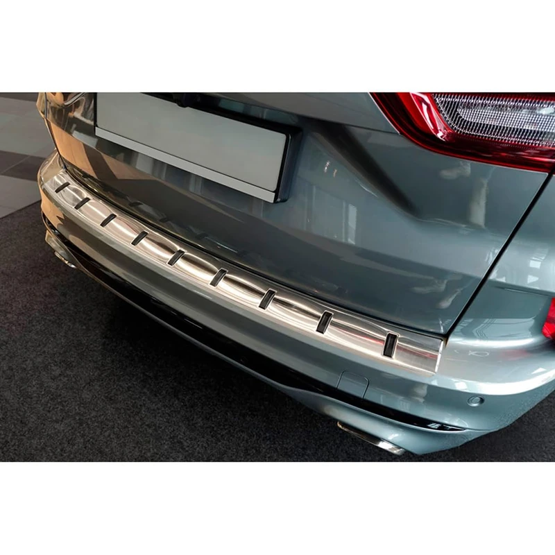 Avisa Stainless Steel Rear bumper protector compatible with Ford Kuga III ST-Line/Vignale 2019-2024 & Facelift 2024- 'STRONG EDITION'