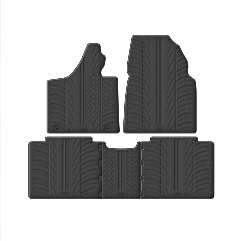 Gledring Set of rubber mats compatible with Leapmotor C10 (EV/REEV) 2024 (T profile 5 pieces)