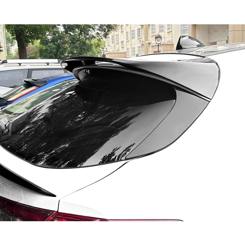 AutoStyle Roof spoiler compatible with Alfa Romeo Stelvio (949) 2016- (ABS Glossy Black)