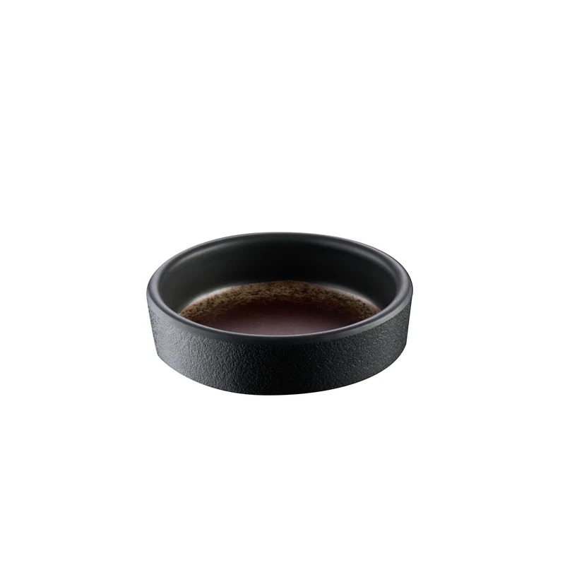APS Kaya 85360 Set of 12 Bowls, Diameter 8 cm, Height: 2.5 cm, 0.08 L, Melamine Interior Brown/Grey Exterior, Stackable, Dishwasher Safe, Robust and Modern
