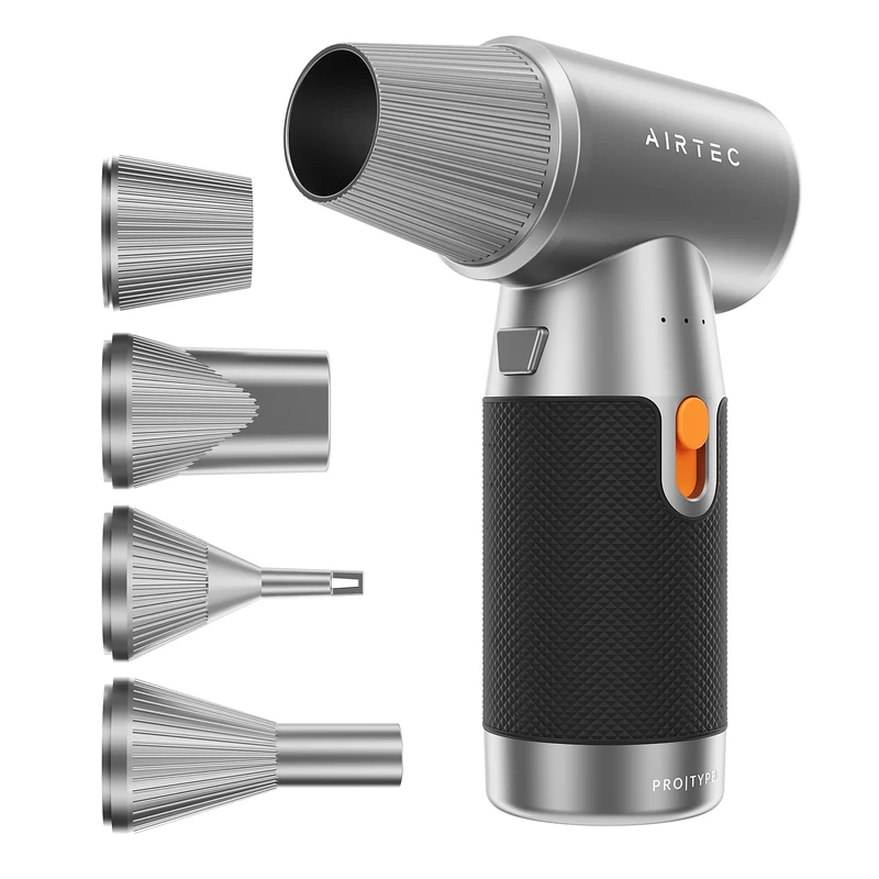 IT Dusters AirTec Ultra Electric Air Duster Blower for PC, Laptop, Console, Electronics and Home Cleaning, Environmental Alternative to Spray air can Duster Keyboard Cleaner (Type 8 - Space Core) - Image 1