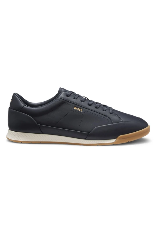 BOSS Men's Nitan_Lowp_lt 10281727 01Low-Profile Trainers, darkblue, 12 UK