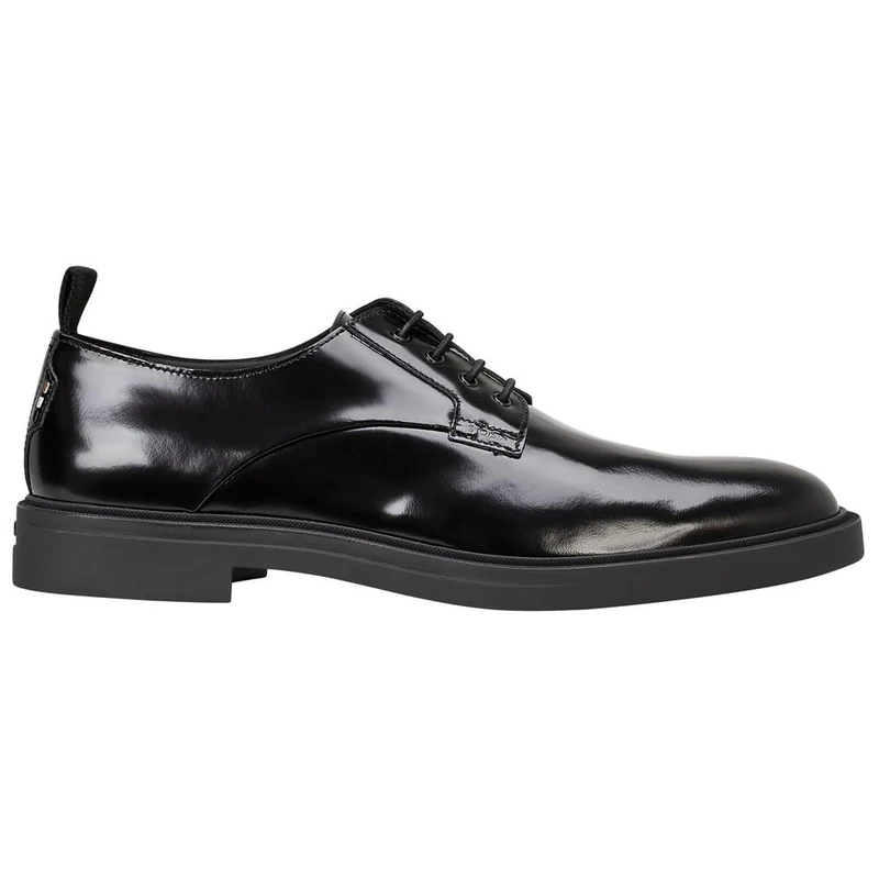 BOSS Men's Calev_derb_bomfb 10224980 01Derby Shoes, Black, 7 UK