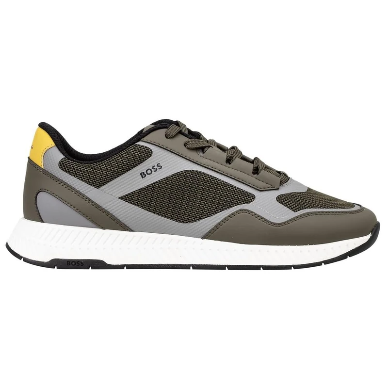 BOSS Men's Titanium_Runn_Methal 10281856Trainers, Open Green, 10 UK