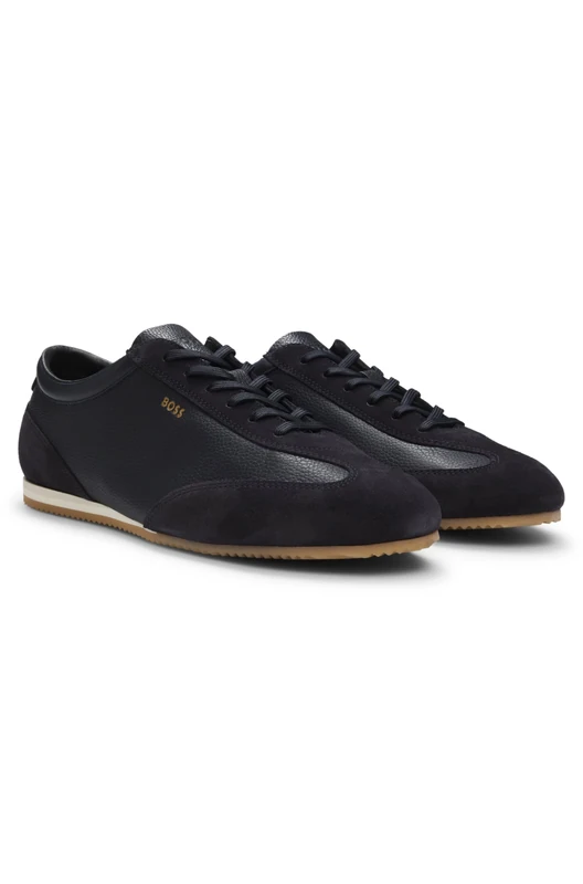BOSS Men's Lineor_Lowp_sdtb 10266544 01Low-Profile Trainers, darkblue, 12 UK