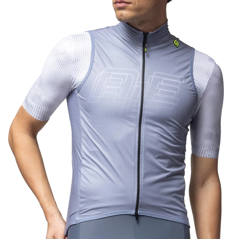 Alé Cycling Men's PR.E Sauvage Gilet, Silver, XXL