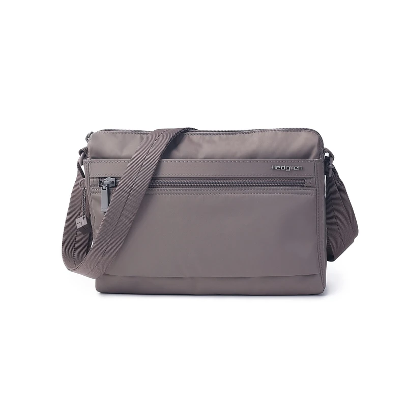 Hedgren Women's Eye M Shoulder Bag M with RFID Protection, Sepia, 27,5 x 21,5 x 10 cm