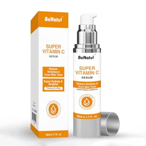 Skincare Set, Super Vitamin C Serum, Dark Spot Corrector, Peptide Complex Booster, 50ml Each, Anti-Aging Face Treatment