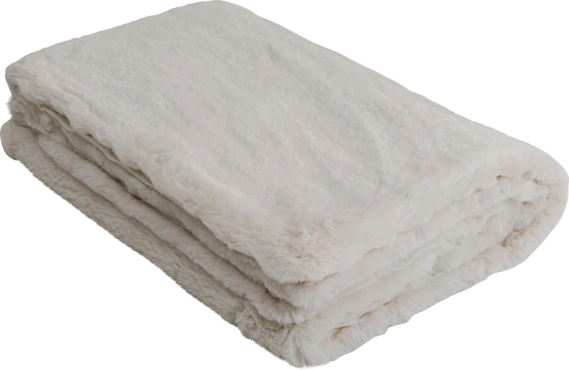 Kare Design Blanket Mika Cream Cuddly Blanket Large Living Room Bedroom 150 x 200 cm - Image 1