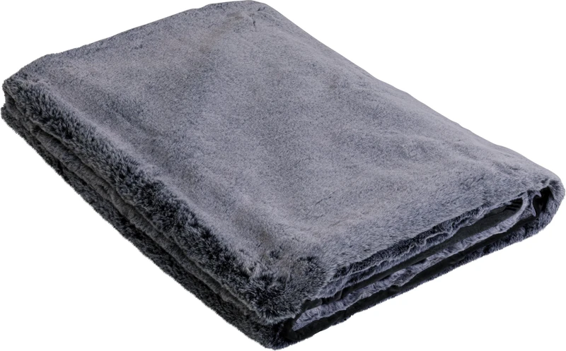 Kare Mika Design Blanket, Grey, Cuddly Blanket, Large, Living Room, Bedroom, 150 x 200 cm