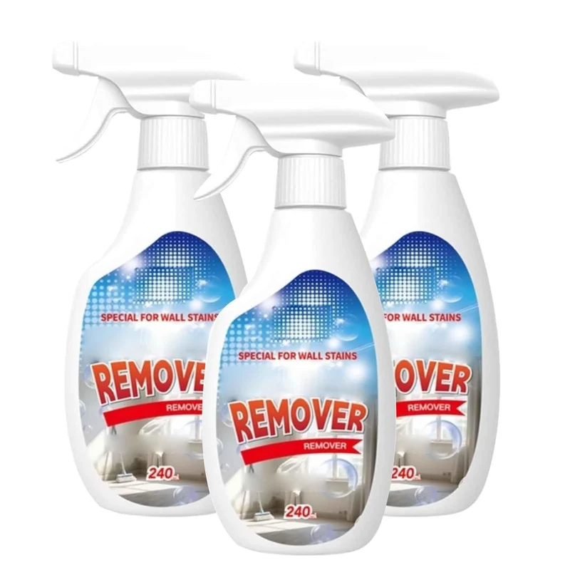 Wall Mold Remover Spray, Highly Effective Mold Removal Spray for Walls, Multi-Surface Cleaner for Bathroom Kitchen Tile Wood Fabric Stain Remover (3)