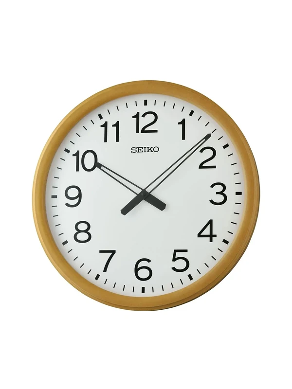Seiko Clock Wall Clock Light Brown